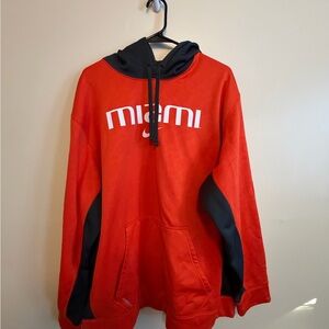 Orange and Black Miami Hoodie